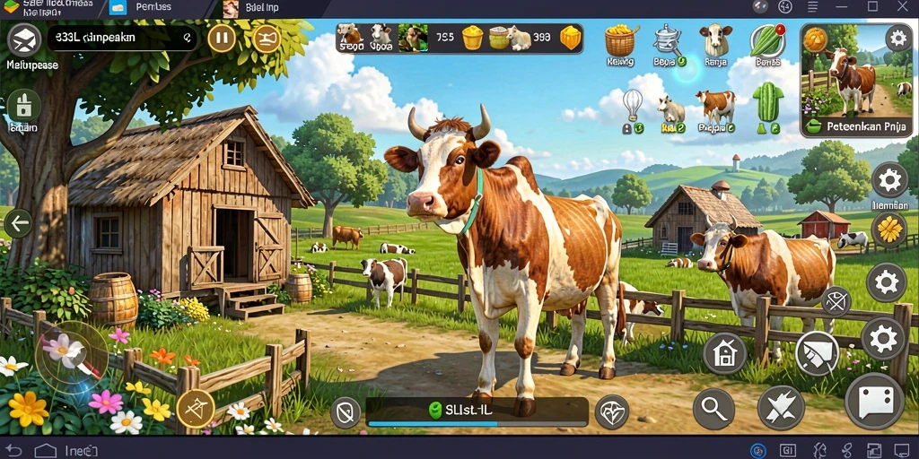 Tampilan menarik dari gameplay 33L yang seru dan penuh warna.