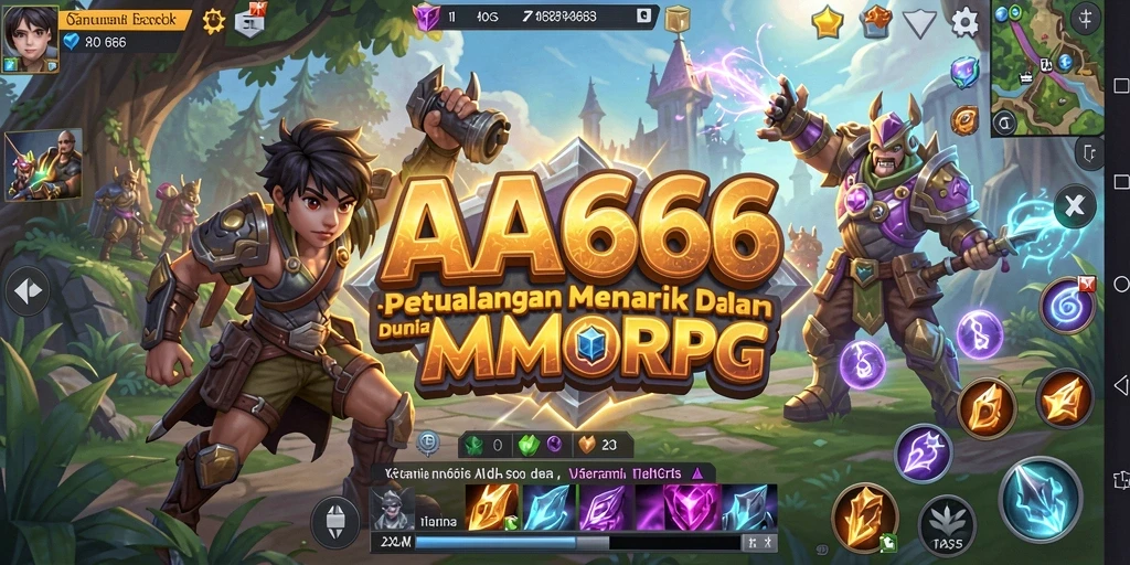 Gameplay seru era MMORPG yang menarik dan interaktif.