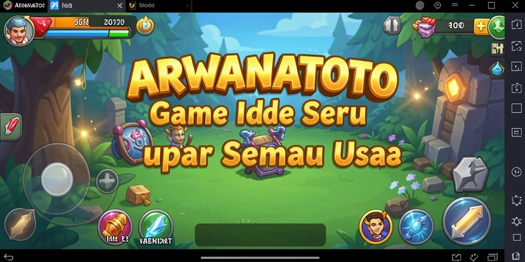 Tampilan gameplay ARWANATOTO yang menarik dan menyenangkan.
