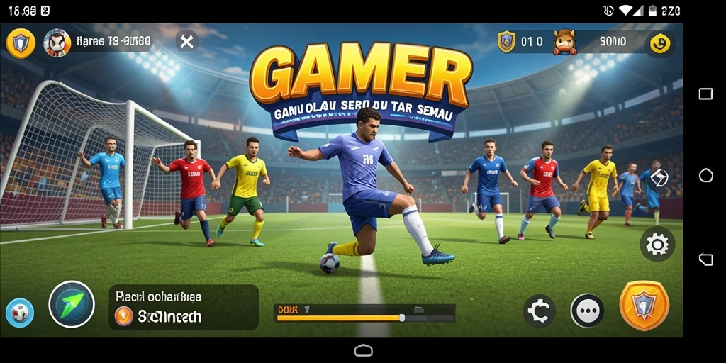 Tampilkan gameplay seru dalam arena olahraga GAMERP.