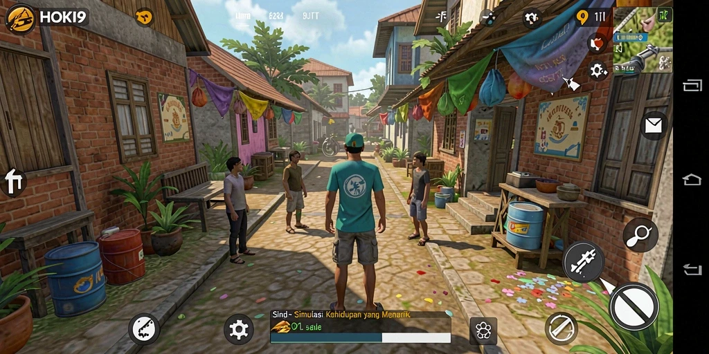 Tangkapan layar gameplay HOKI9 menampilkan aksi simulasi kehidupan yang menarik.