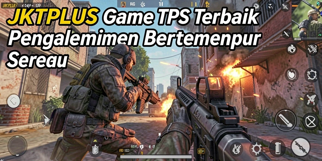 Screenshot menampilkan aksi seru dalam permainan TPS.