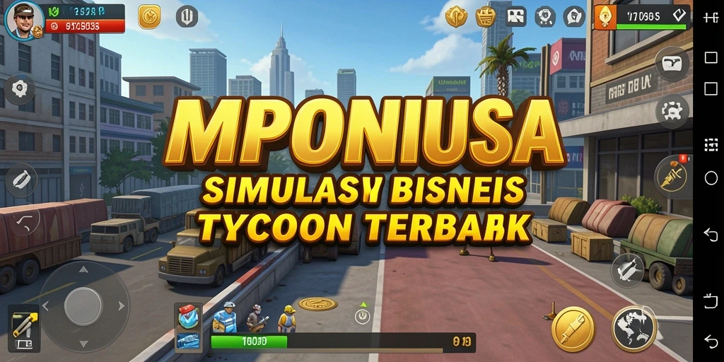 Tampilan menarik gameplay Tycoon dalam MPONUSA yang penuh strategi.