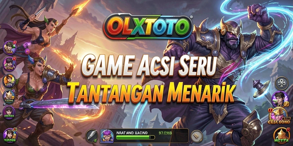 Tangkapan layar gameplay OLXTOTO yang menunjukkan aksi seru dan karakter dinamis.