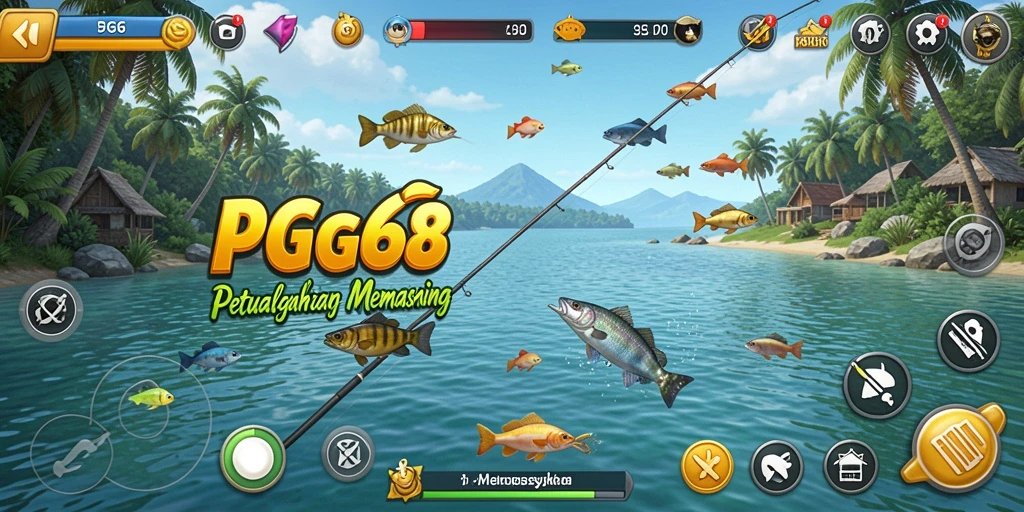 Tangkapan besar di game PGG68 yang realistis dan seru.