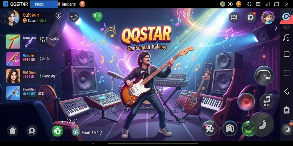 Tampilan gameplay <strong>QQSTAR</strong> yang menarik dan interaktif.