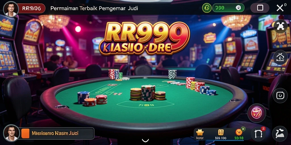Tampilan gameplay RR999 yang menarik dan mendebarkan dari dunia Kasino.