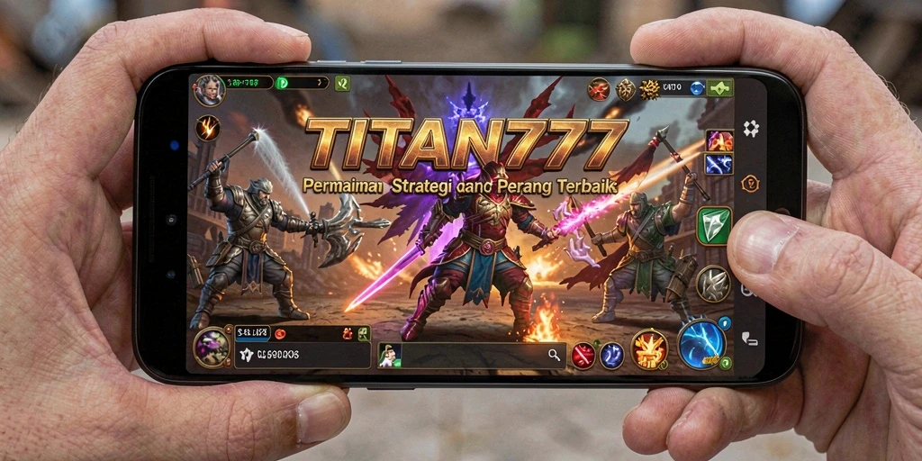 Tampilan gameplay seru dan mendebarkan di TITAN777.